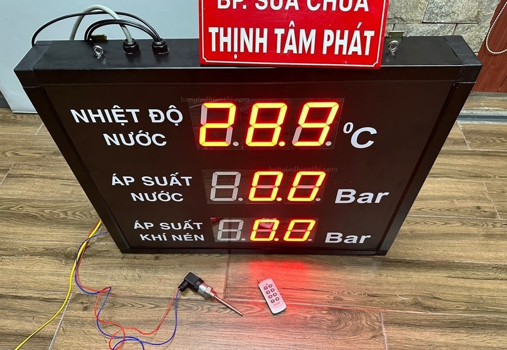 đồng hồ hiển thị áp suất nước